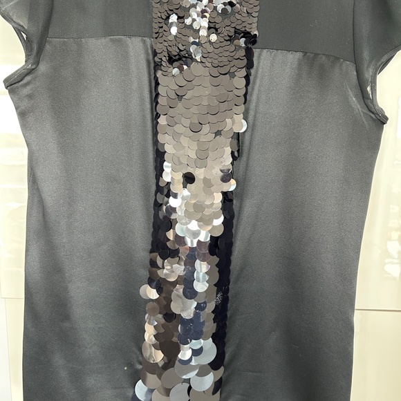 Ann Taylor Sequins  Satin Blouse - Picture 3 of 5